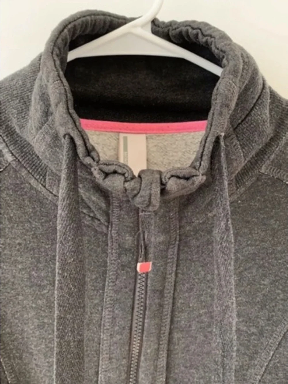 Women's Charcoal Zip-Up Hoodie Jacket